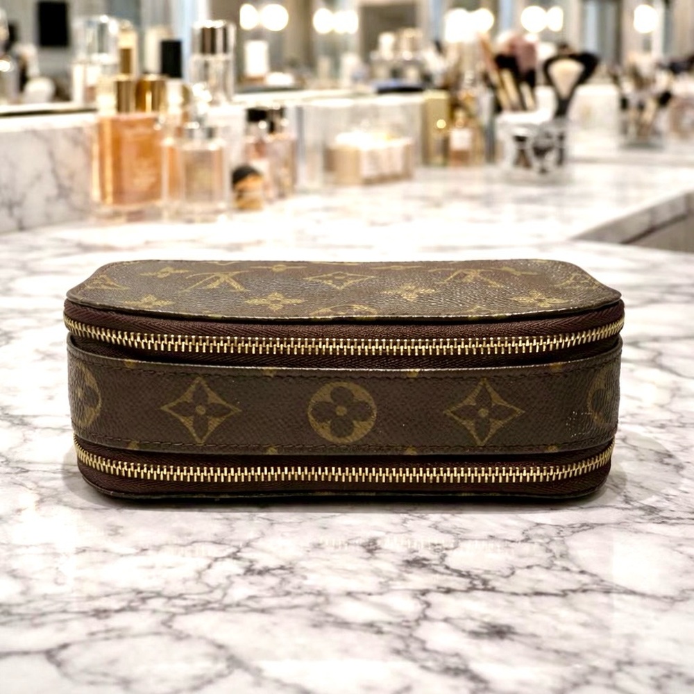 Louis Vuitton Monogram Trousse Brush LV Canvas Logo PM Travel Cosmetic Case Bag - Picture 2 of 15